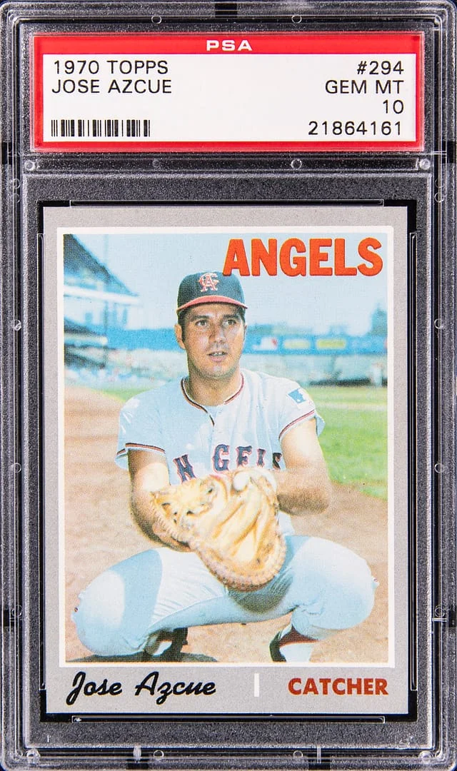 1970 Topps Jose Azcue #294 card image