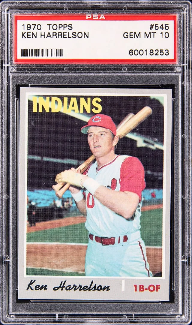 1970 Topps Ken Harrelson #545 card image
