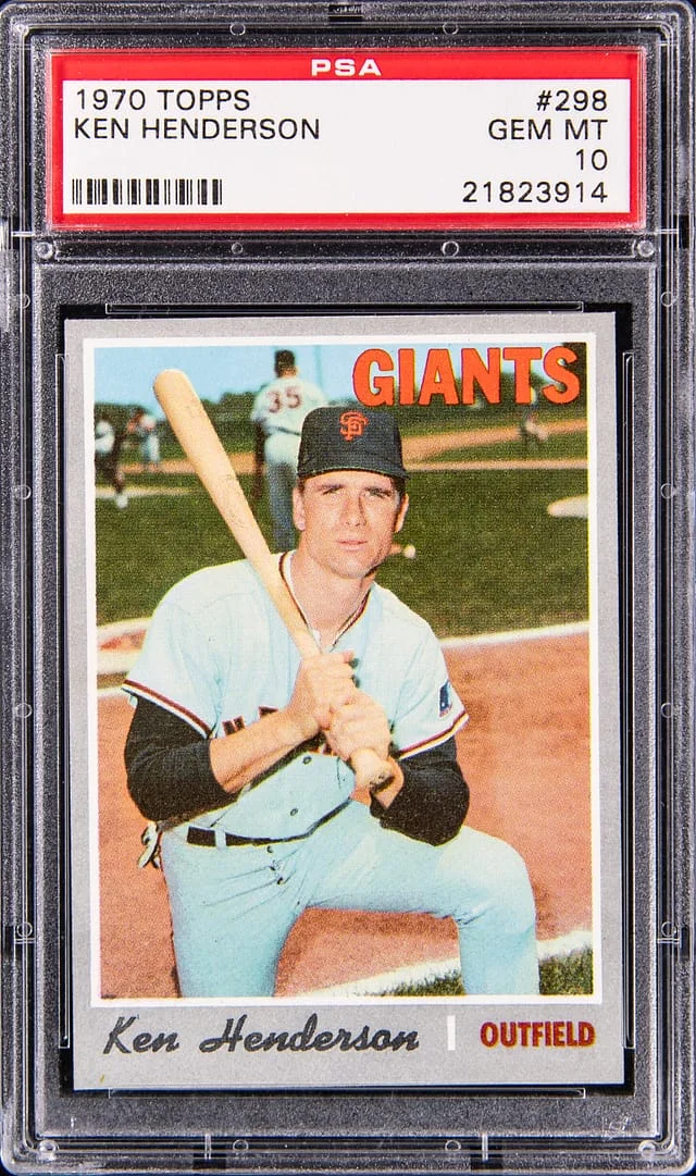 1970 Topps Ken Henderson #298 card image