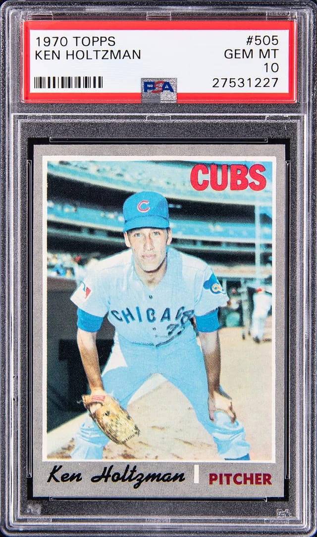 1970 Topps Ken Holtzman #505 card image