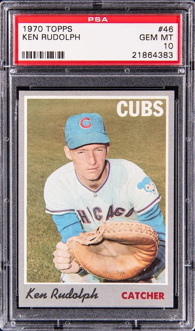 1970 Topps Ken Rudolph #46 card image