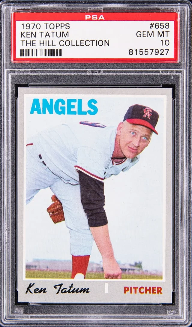 1970 Topps Ken Tatum - Ex-The Hill Collection #658 card image