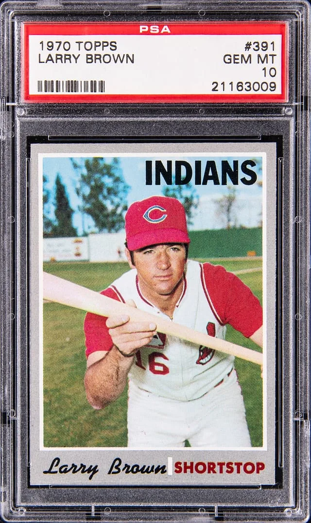1970 Topps Larry Brown #391 card image