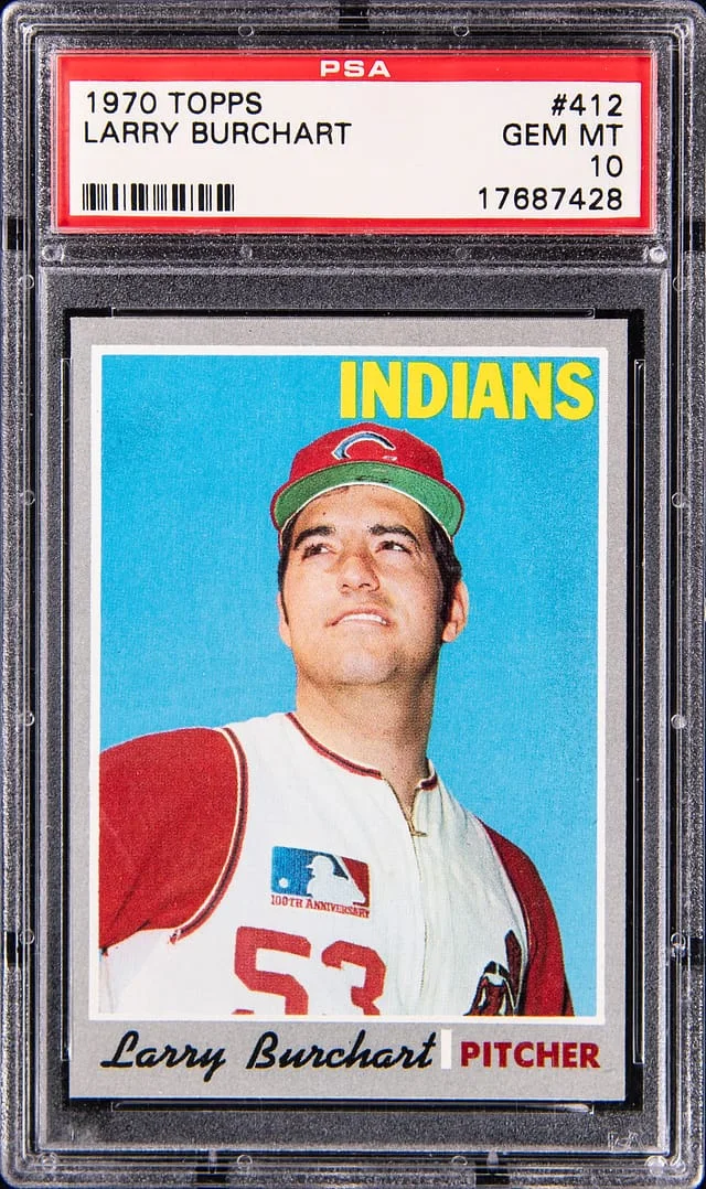 1970 Topps Larry Burchart #412 card image