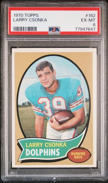 1970 Topps Larry Csonka #162 card image