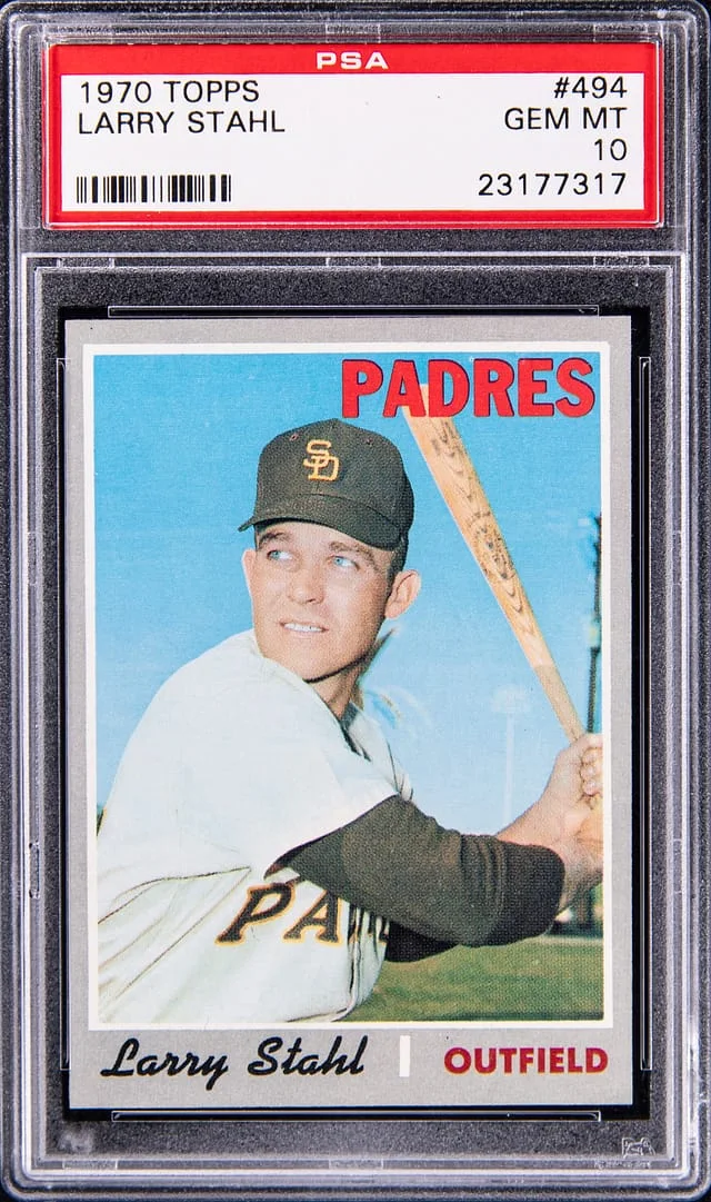 1970 Topps Larry Stahl #494 card image