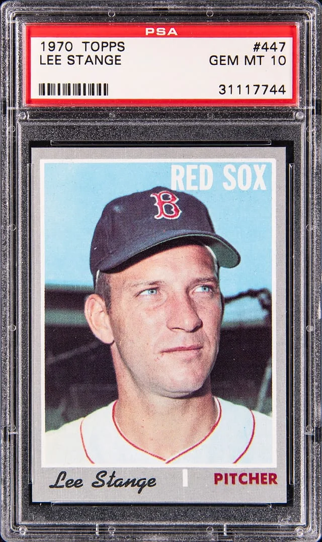 1970 Topps Lee Stange #447 card image