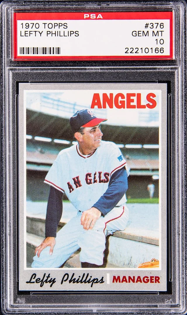 1970 Topps Lefty Phillips #376 card image