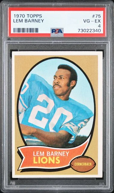 1970 Topps Lem Barney #75 card image