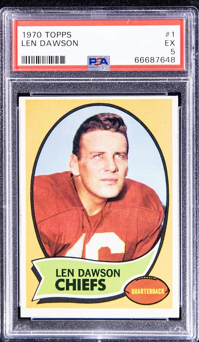 1970 Topps Len Dawson #1 card image