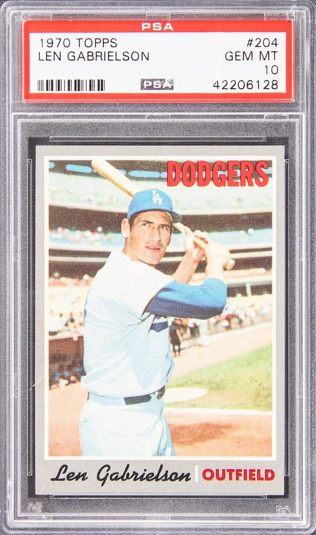 1970 Topps Len Gabrielson #204 card image