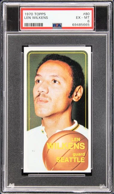 1970 Topps Len Wilkens #80 card image