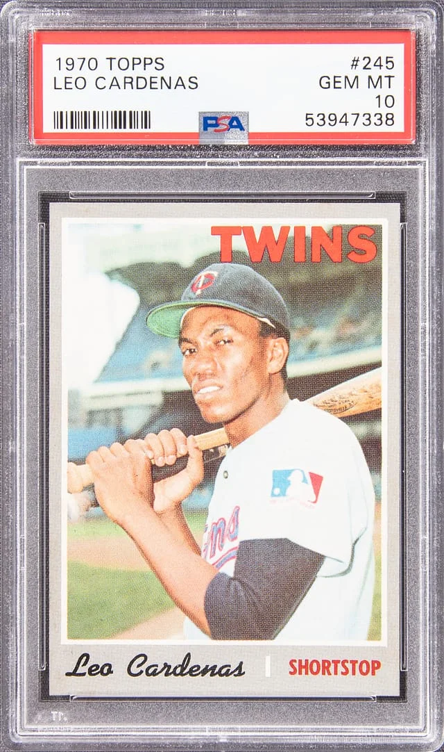 1970 Topps Leo Cardenas #245 card image