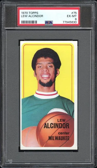 1970 Topps Lew Alcindor #75 card image
