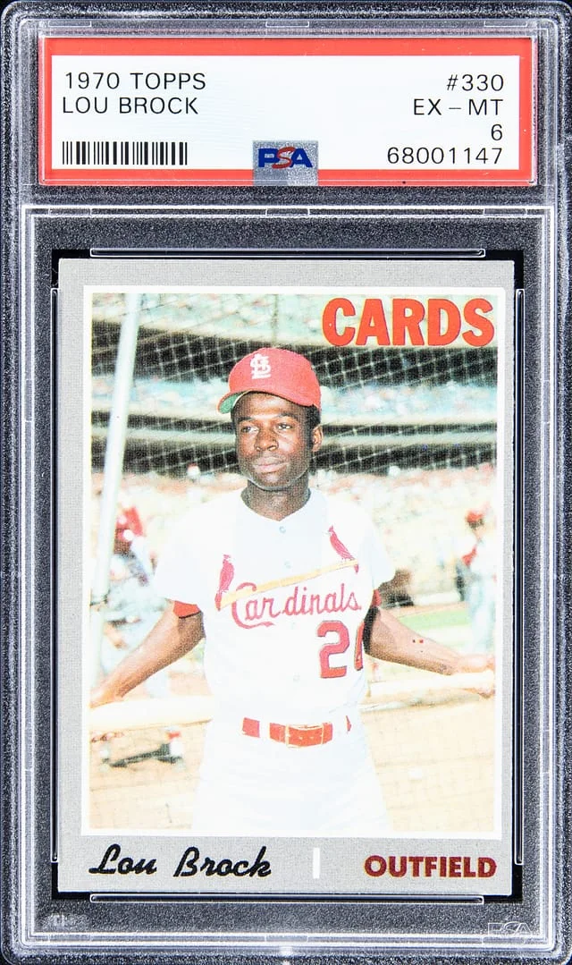 1970 Topps Lou Brock #330 card image