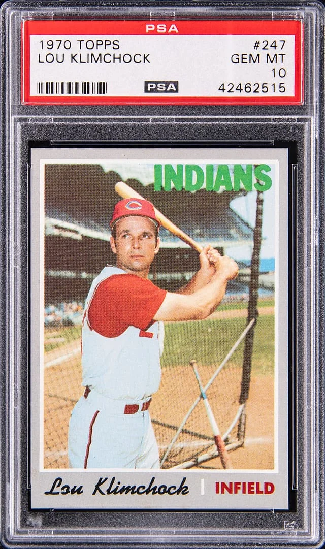 1970 Topps Lou Klimchock #247 card image