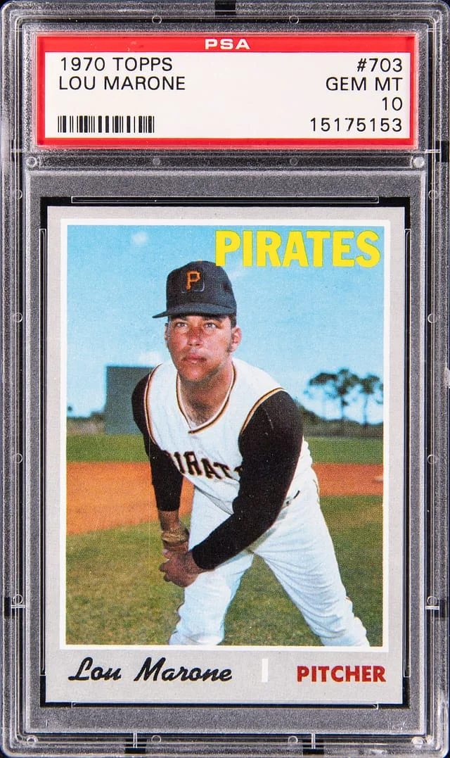 1970 Topps Lou Marone #703 card image