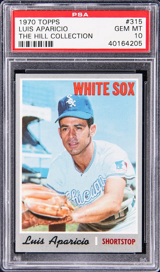 1970 Topps Luis Aparicio - Ex-The Hill Collection #315 card image