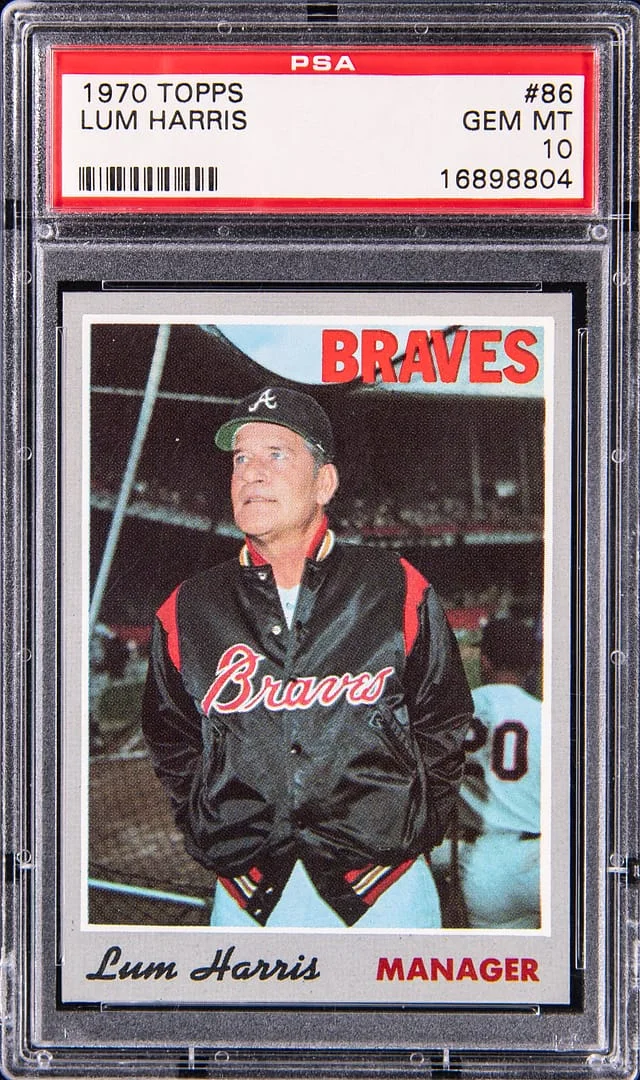 1970 Topps Lum Harris #86 card image
