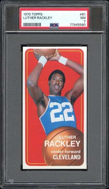 1970 Topps Luther Rackley #61 card image