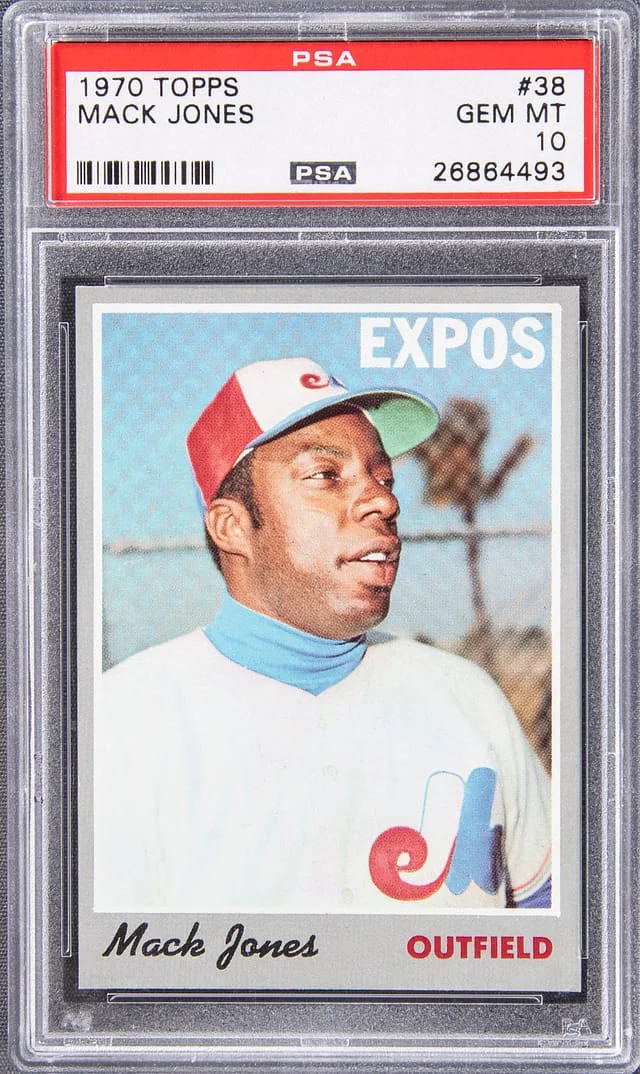 1970 Topps Mack Jones #38 card image