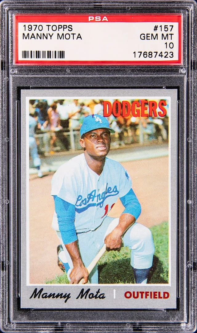1970 Topps Manny Mota #157 card image