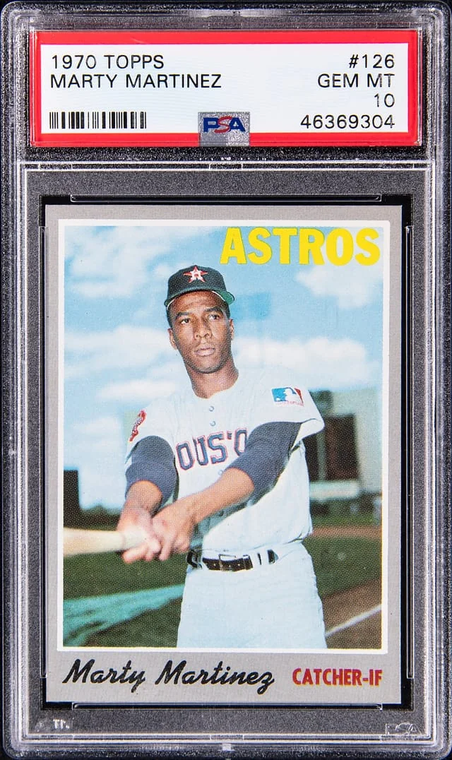 1970 Topps Marty Martinez #126 card image