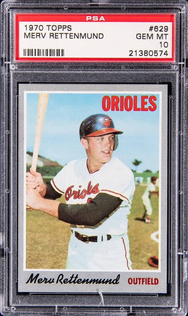 1970 Topps Merv Rettenmund #629 card image