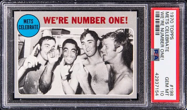 1970 Topps Mets Celebrate, We're Number One! #198 card image