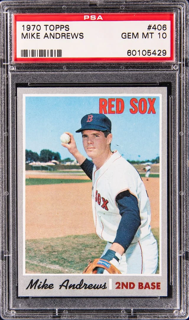 1970 Topps Mike Andrews #406 card image