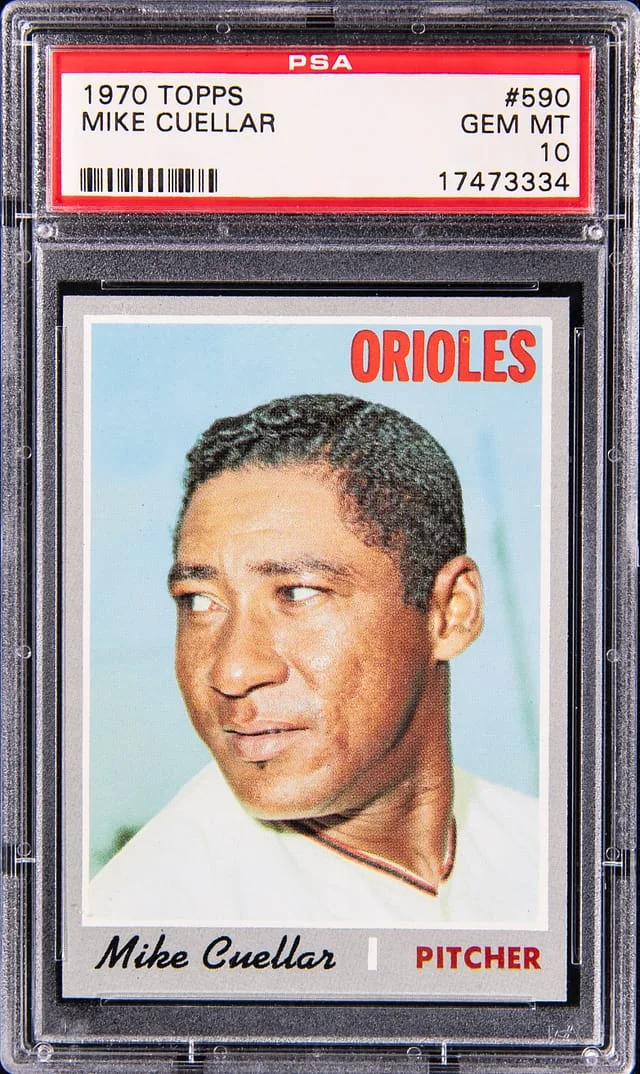 1970 Topps Mike Cuellar #590 card image