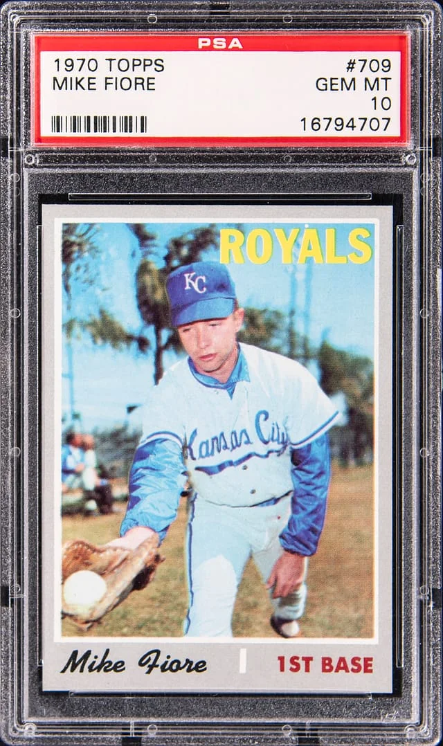 1970 Topps Mike Fiore #709 card image