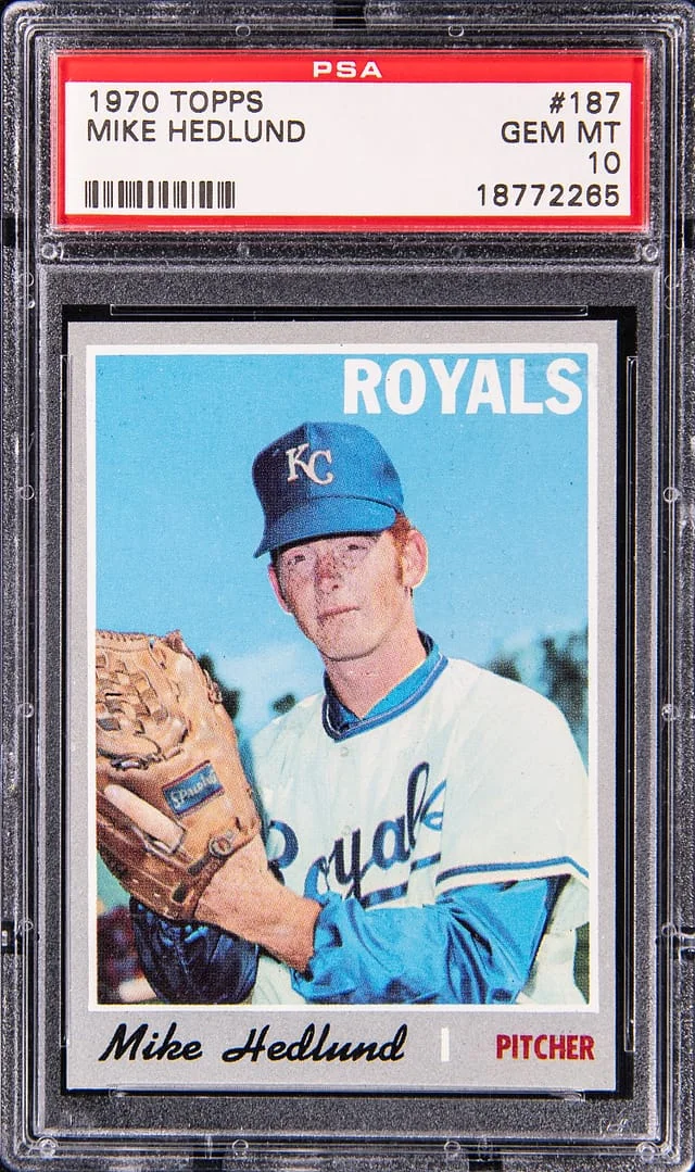 1970 Topps Mike Hedlund #187 card image