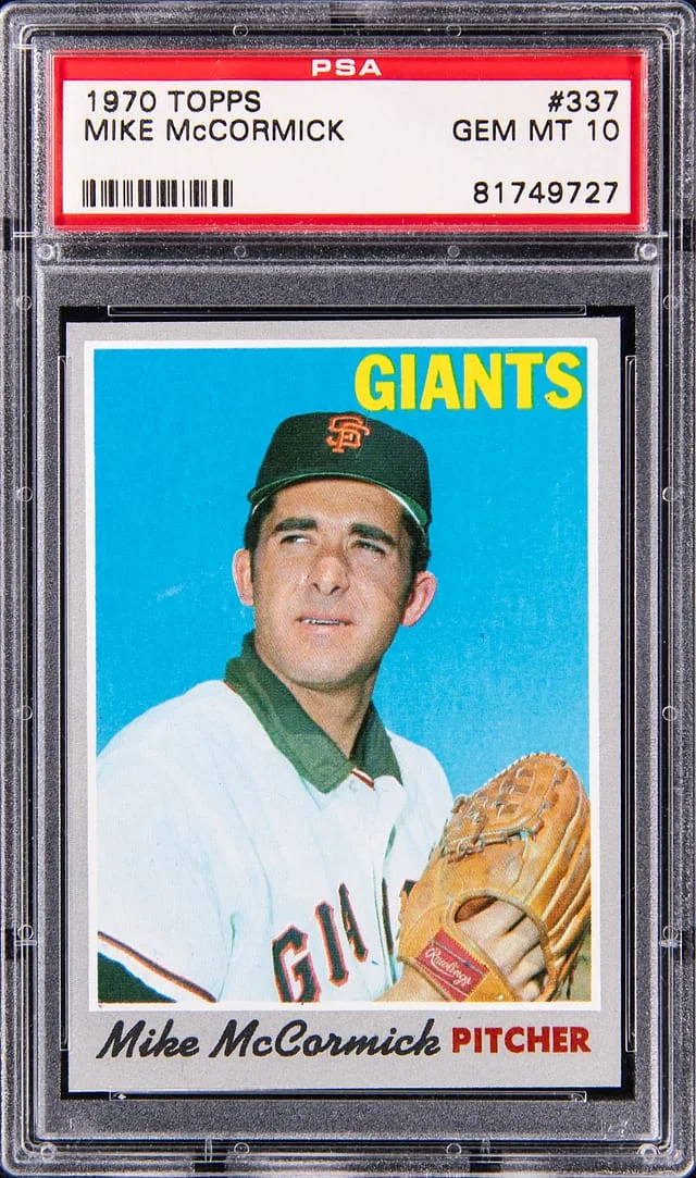 1970 Topps Mike McCormick #337 card image