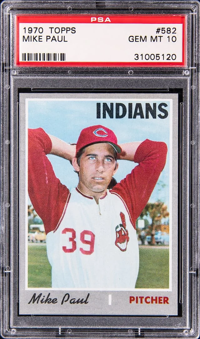 1970 Topps Mike Paul #582 card image