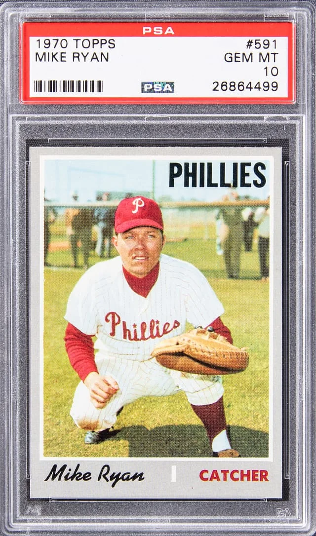 1970 Topps Mike Ryan #591 card image