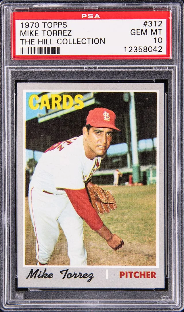 1970 Topps Mike Torrez - Ex-The Hill Collection #312 card image