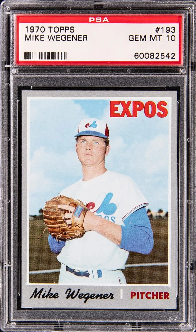 1970 Topps Mike Wegener #193 card image