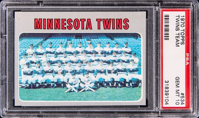 1970 Topps Minnesota Twins #534 card image