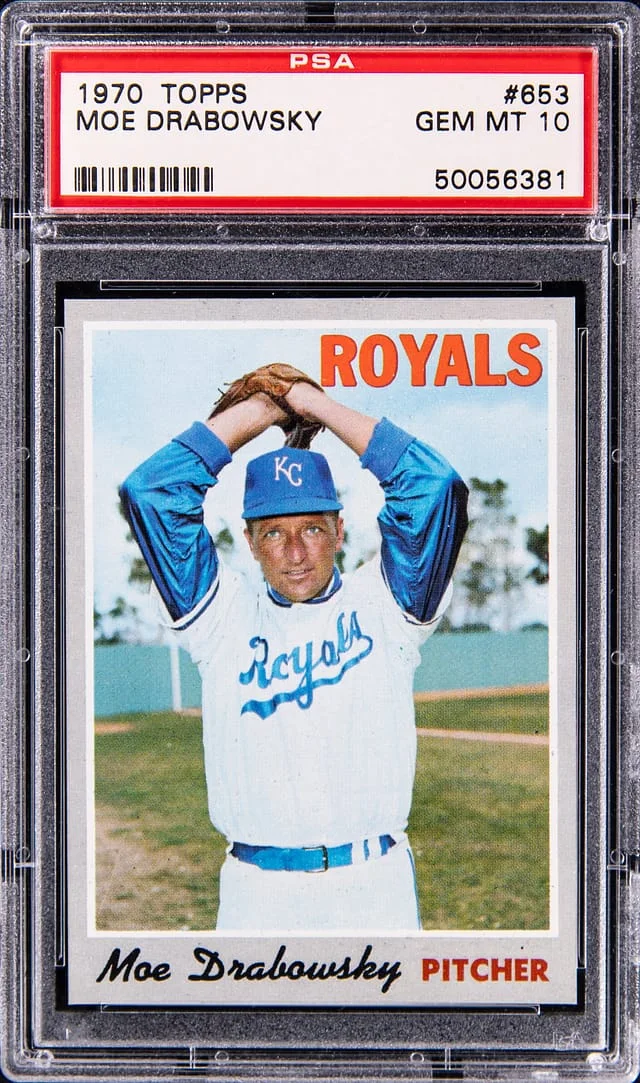 1970 Topps Moe Drabowsky #653 card image