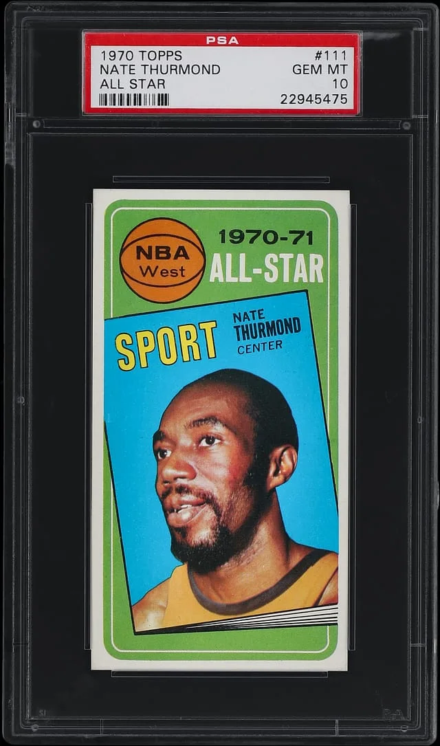 1970 Topps Nate Thurmond All Star #111 card image