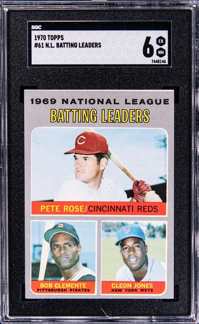 1970 Topps National League Batting Leaders #61 card image