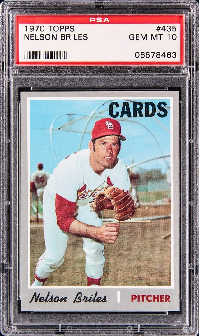 1970 Topps Nelson Briles #435 card image