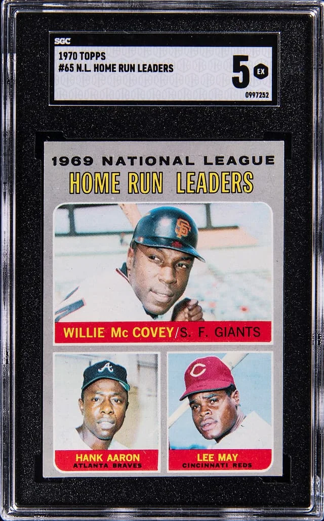 1970 Topps N.L. Home Run Leaders #65 card image