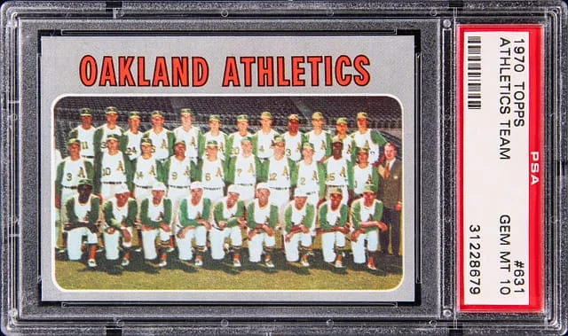 1970 Topps Oakland Athletics #631 card image