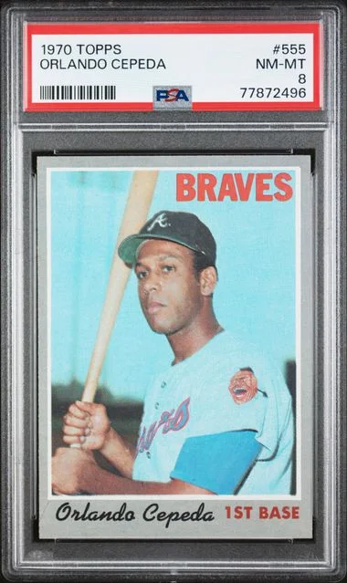 1970 Topps Orlando Cepeda #555 card image