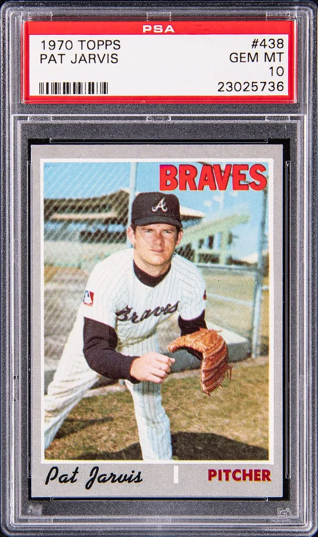 1970 Topps Pat Jarvis #438 card image