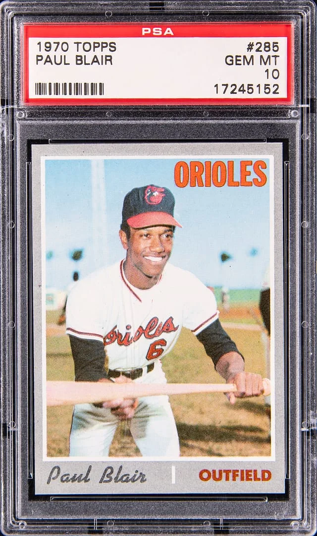 1970 Topps Paul Blair #285 card image