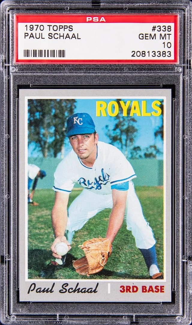 1970 Topps Paul Schaal #338 card image