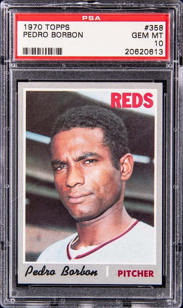 1970 Topps Pedro Borbon #358 card image